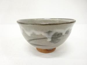 原清和造　鉄絵　茶碗